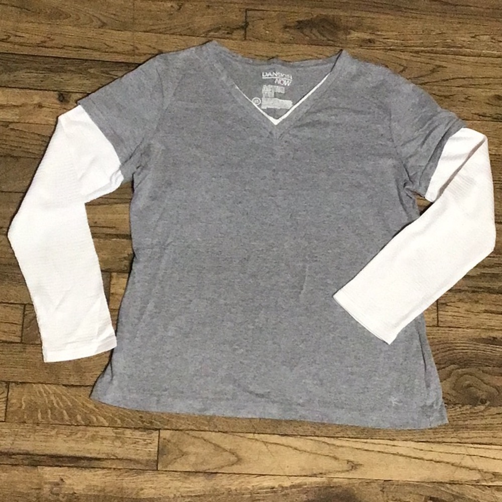 DANSKIN NOW LONG SLEEVE SHIRT